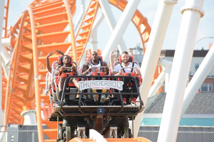 Sunday: 100 Guests Ride Luna Park’s Thunderbolt Free For Anniversary Party