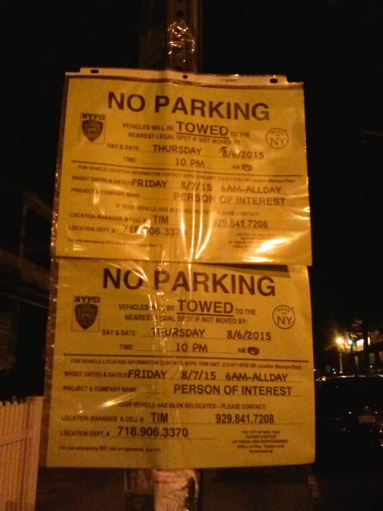 CBS Show ‘Person Of Interest’ Will Film In Our Neighborhood Tomorrow, Friday, August 7 — Move Your Cars By Tonight