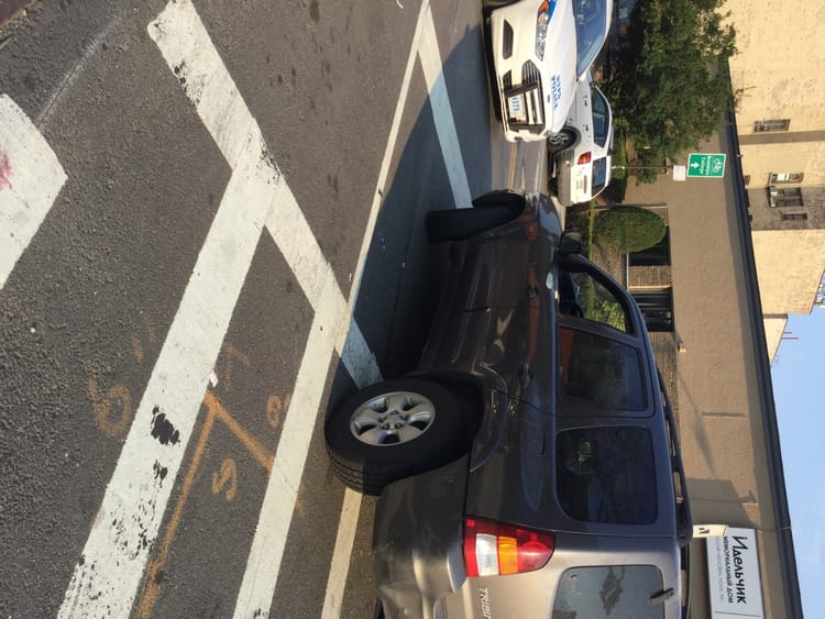 Parking In A Crosswalk? Not The Best Idea