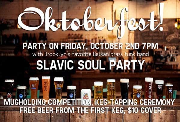 Celebrate The End Of Oktoberfest With Parties And Fundraising At Fort Greene’s Two German Biergartens