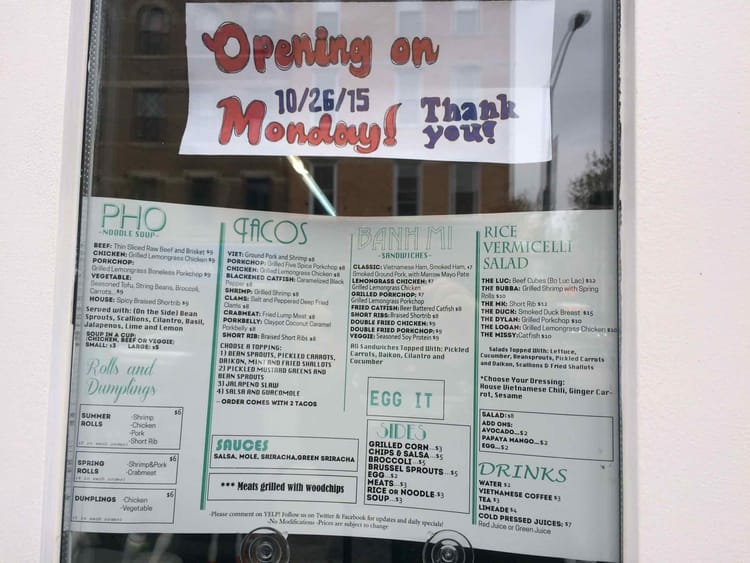 Banh Xeo Tacos Have Arrived As 5ive Spice Opens Today