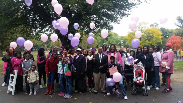 Photos: Pink And Purple Balloons At The 88th Precinct’s Inaugural Walk For A Cure