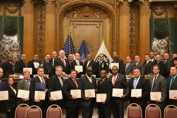 Two 88th Precinct Detectives Receive Honors From BP Adams For “Outstanding Work”