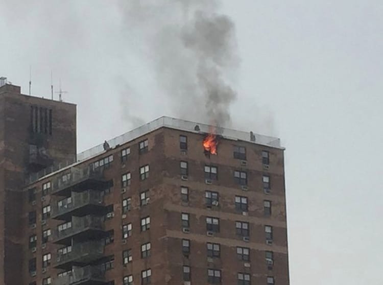 One Person Injured In Park Slope High-Rise Fire