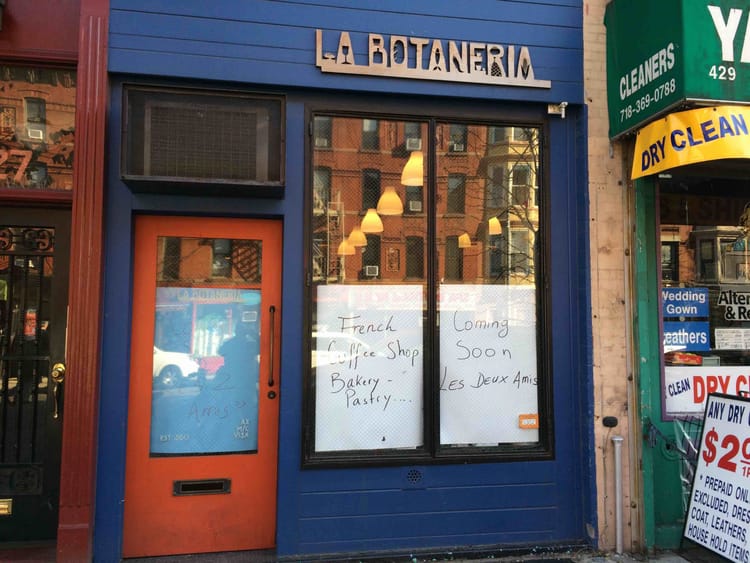 Months Later, La Botaneria Spot Looks To Be Shifting Continents