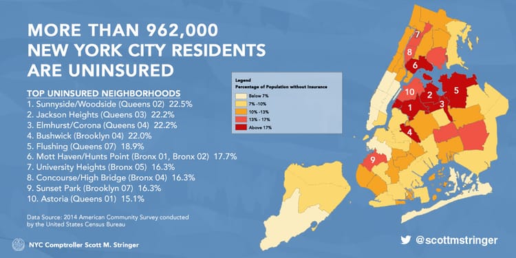 Nearly One In Ten Fort Greene-Clinton Hill Residents Are Uninsured, Says Report