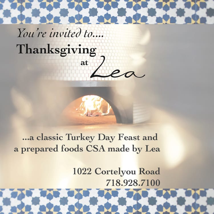 Join Lea For A Thanksgiving Feast OR Get The Feast Delivered To Your Home! (Sponsored)