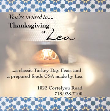 Join Lea For A Thanksgiving Feast OR Get The Feast Delivered To Your Home! (Sponsored)