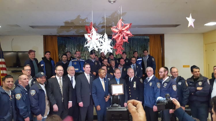 Flatbush Shomrim Honored At 70th Precinct Community Council Meeting