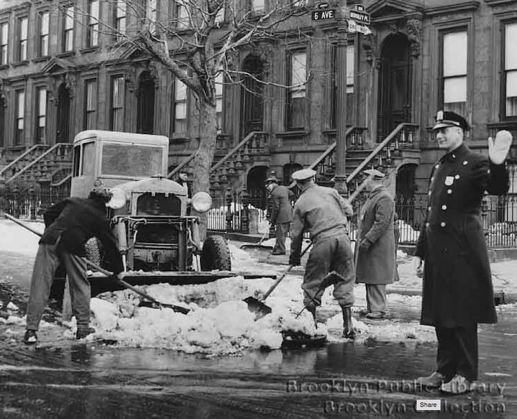 Flashback Friday: Snowy ’47 At 6th Avenue And Berkeley Place