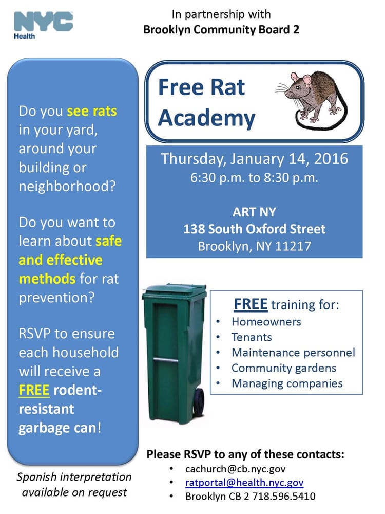 Sign Up To Learn About Rat Prevention And Get A Free Rat-Resistant Trash Can