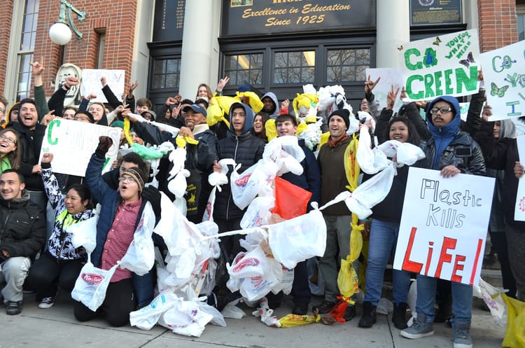 Madison High Students Trash School To Raise Awareness About Environmental Issues