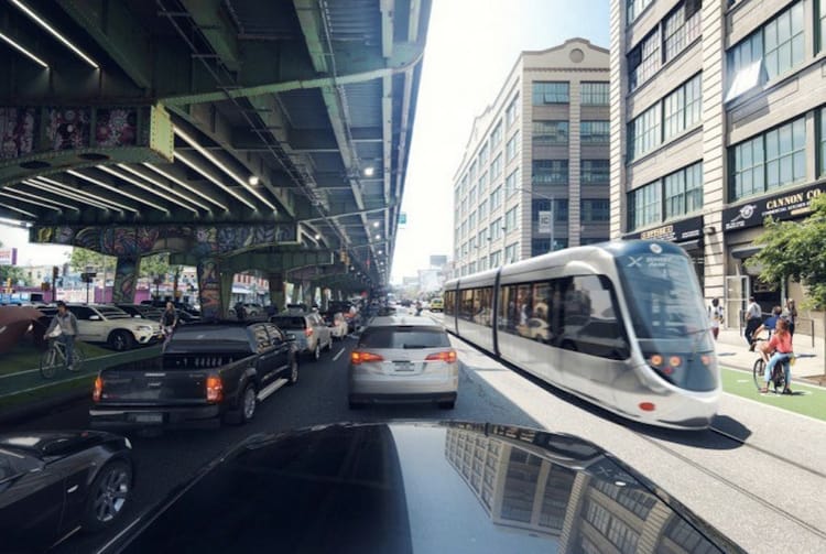 Two Proposed Bridges For Brooklyn-Queens Streetcar Could Be Built In Flood Zone