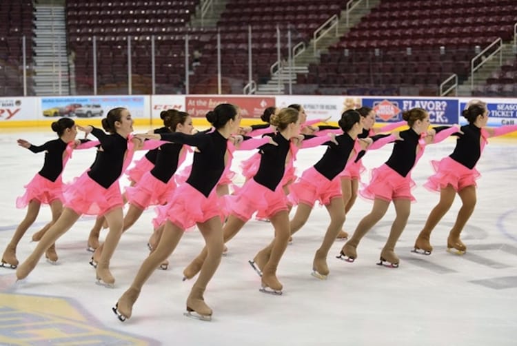 Skating Synchrony: The Dedicated Young Women Of The Aviator Ice Dazzlers