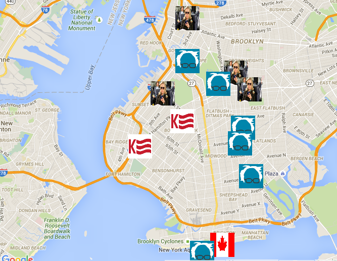 The Brooklyn Campaign Trail, Mapped