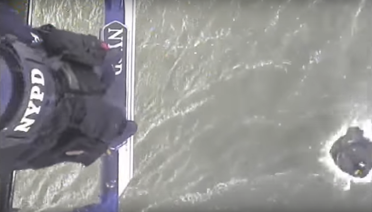 Police Rescue Kayaker Off Coney Island Beach [Video]