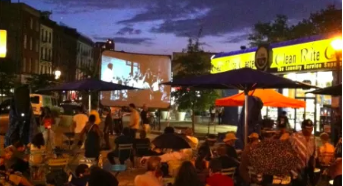 FAB! There Are Free Outdoor Movies Coming To Putnam Triangle Plaza