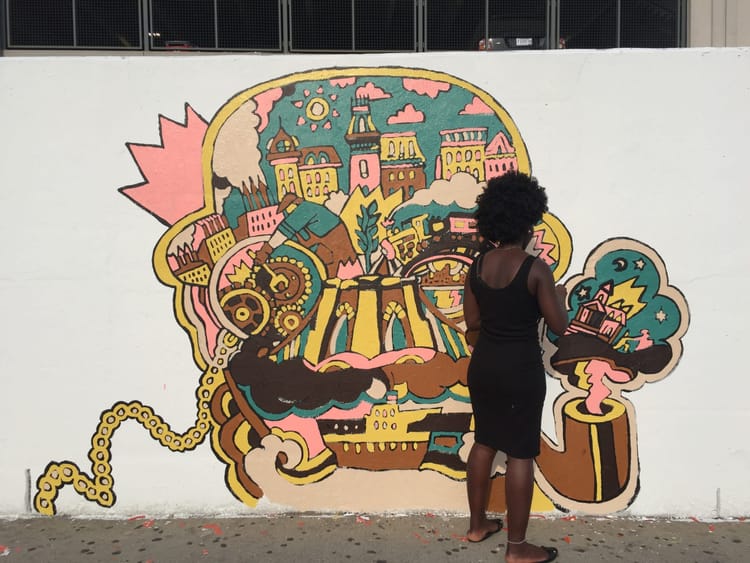 Students Enrich The Neighborhood With Vibrant Public Art Projects