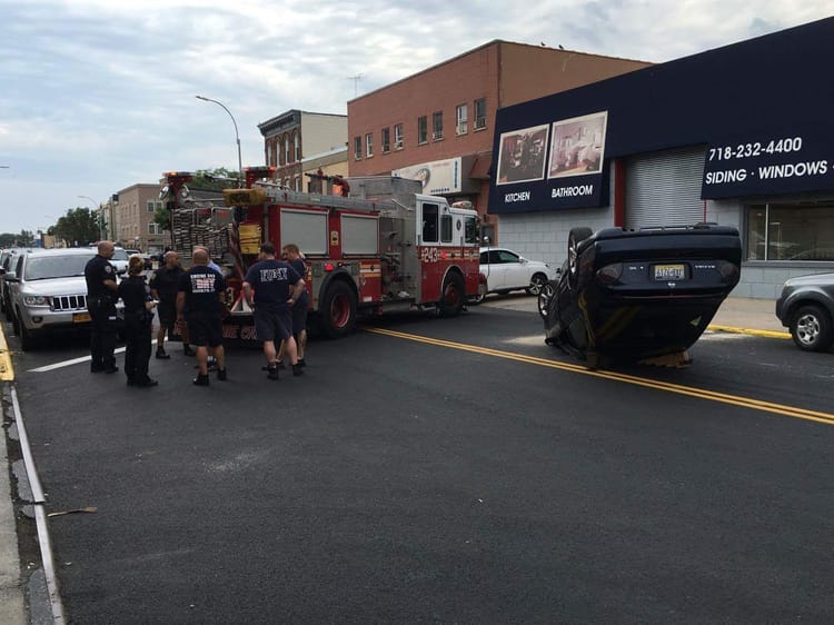 Drunk Driver Arrested After Flipping Car In Front Of 18th Avenue Fire Station