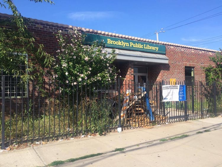 Shuttered Ulmer Park Library Becomes Neighborhood Eyesore [Updated]