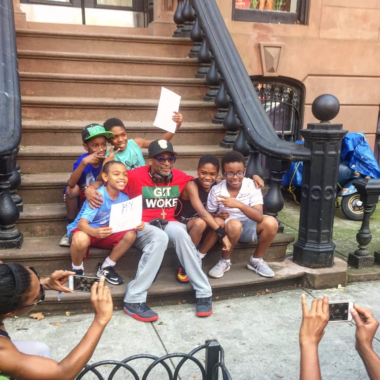 Kids And Their Parents Gather For Peace March In Fort Greene Park