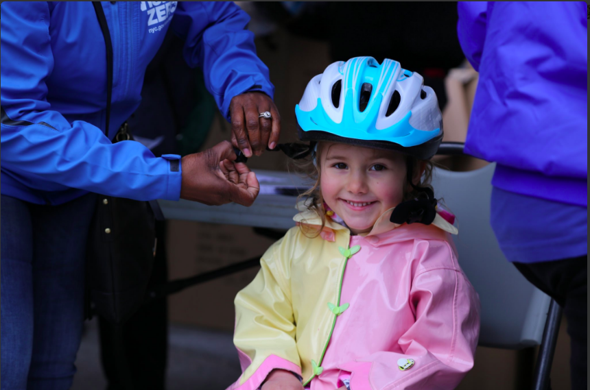 They’re Literally Giving Away Bike Helmets In Fort Greene Park