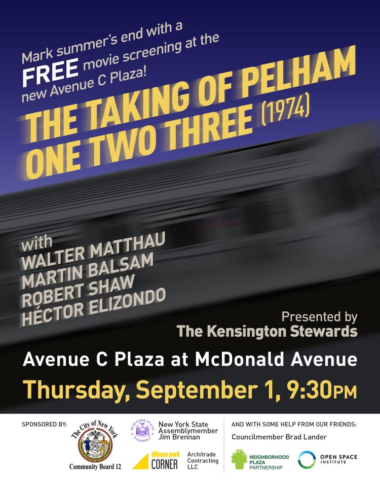 This Thursday: First Outdoor Movie At Avenue C Plaza