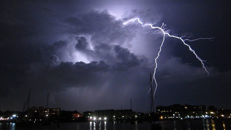 Photos From Tuesday’s Lightning Storm