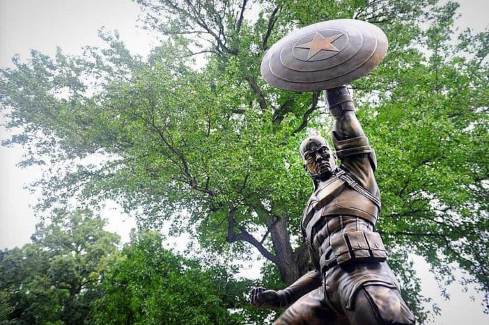 Ashes Of Marvel Comics Editor Scattered Over Captain America Statue In Prospect Park