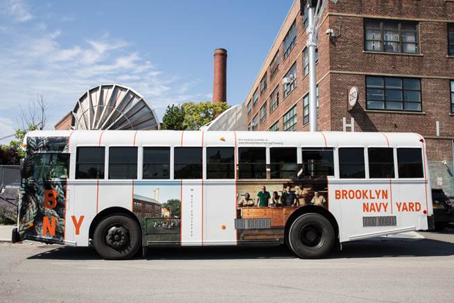 Photos: Brooklyn Navy Yard Unveils New Shuttle Buses