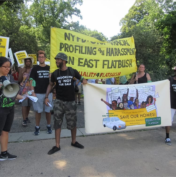 Equality For Flatbush & Community Members March Against Gentrification, Tenant Abuse & Police Violence In Flatbush