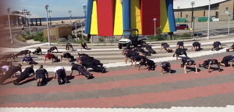 Local Precincts Accept The 22 Push-Up Challenge For Veteran Suicide