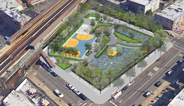 Renderings Released Showing Bensonhurst’s Petrosino Park After Its $4.5 Million Facelift