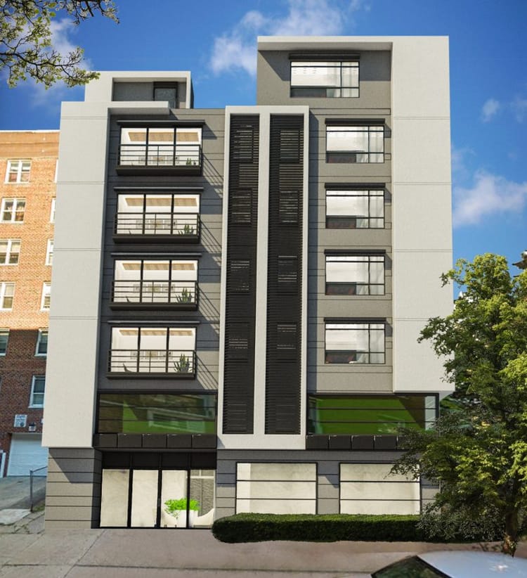 Modern Apartment Complex Replaces Single Family Home On East 18th Street