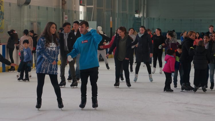 Winter Ice Skating Fun At Aviator Sports (Sponsored)