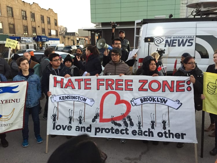 Community Declares Kensington a “Hate Free Zone”