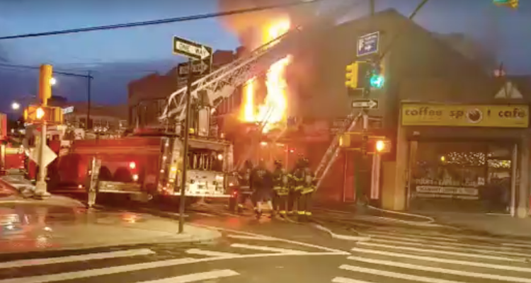 Fire Rips Through Apartment In Sheepshead Bay