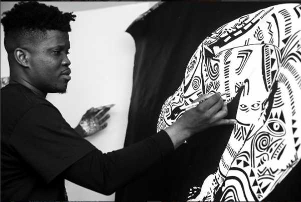 “Your Skin Becomes My Paint” Nigerian Artist On Immigration, ‘Afromysterics’ & Working With Beyoncé