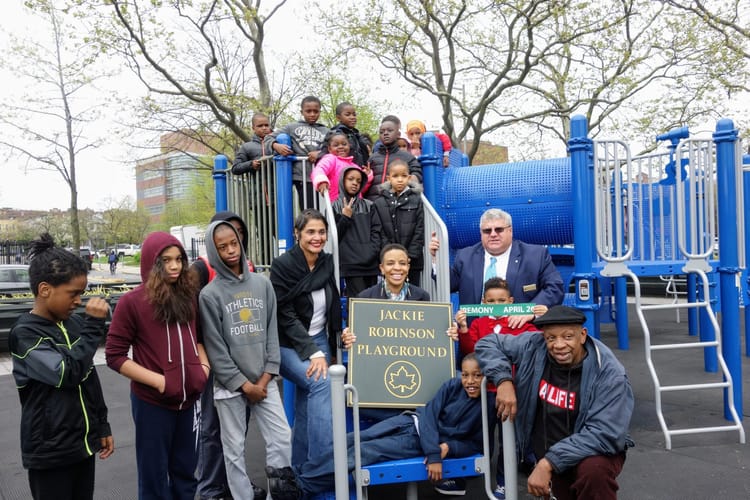 Jackie Robinson Playground Officially Reopened Yesterday In Crown Heights