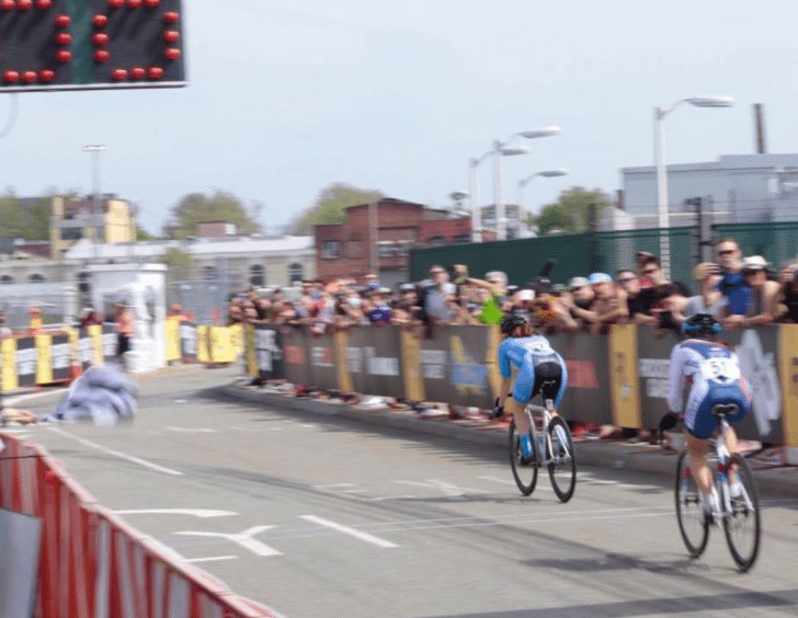 Major Pileup At Red Hook’s Criterium Bike Race