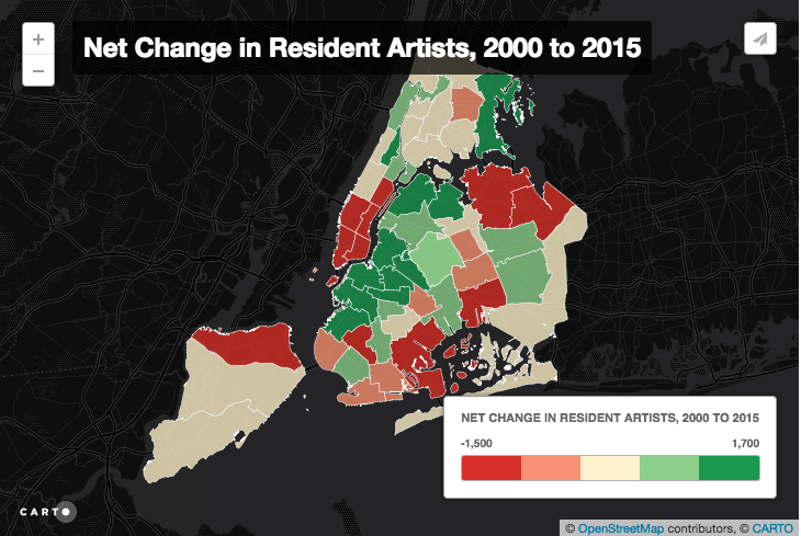 Number Of Artists Moving To Brooklyn Rises