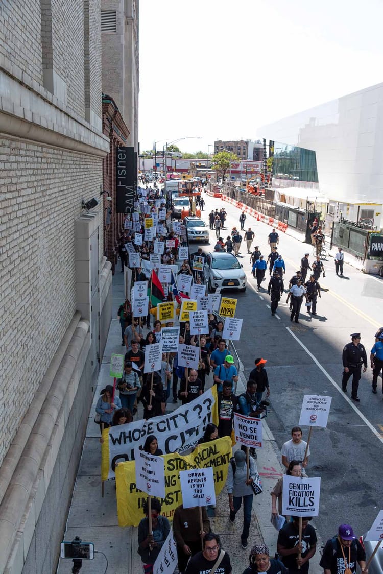 Anti-Gentrification Protest Takes to the Streets