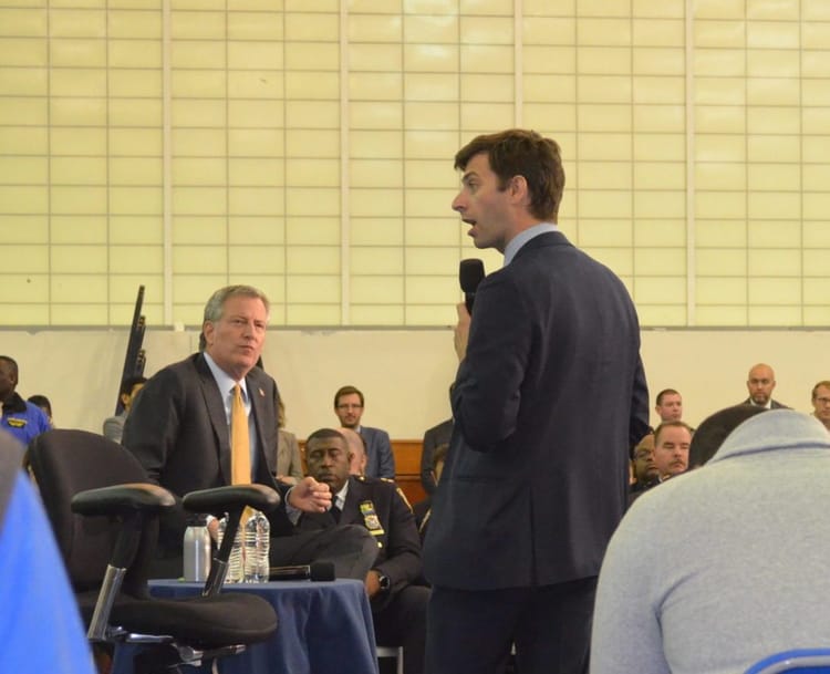 Mayor De Blasio Meets Council District 33 At Brooklyn Heights Town Hall