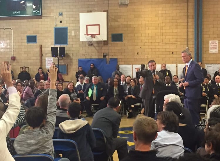 Mayor De Blasio Waxes Nostalgic At Park Slope Town Hall (VIDEO)