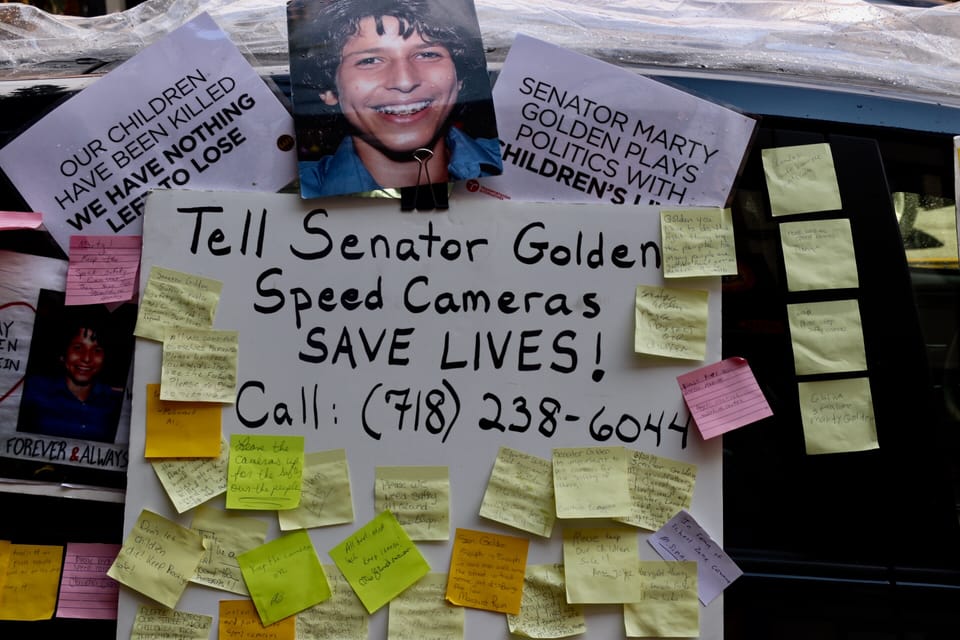 Family, Friends of Traffic Victims Hold Vigil Outside Senator Marty Golden’s Bay Ridge Office