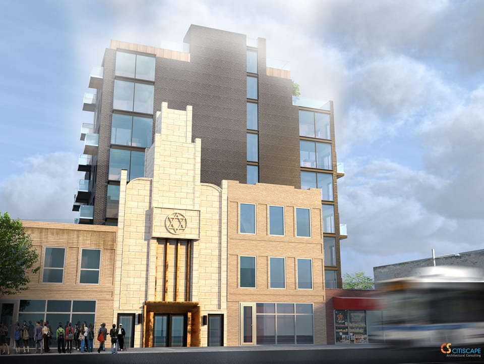 Combination Synagogue and Condominium Development Design Released for Manhattan Beach