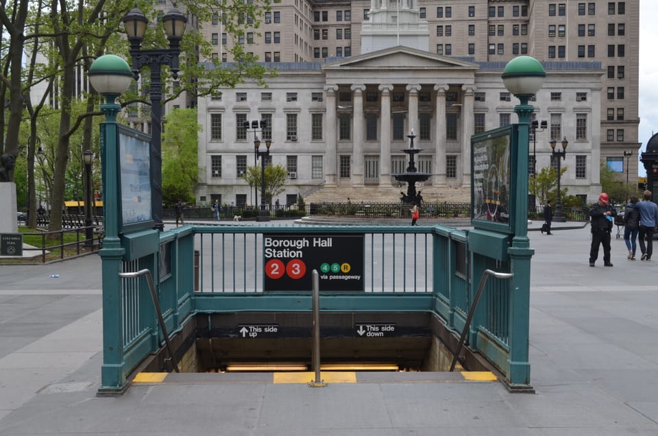 More Debris Falls On Platform At Borough Hall Station