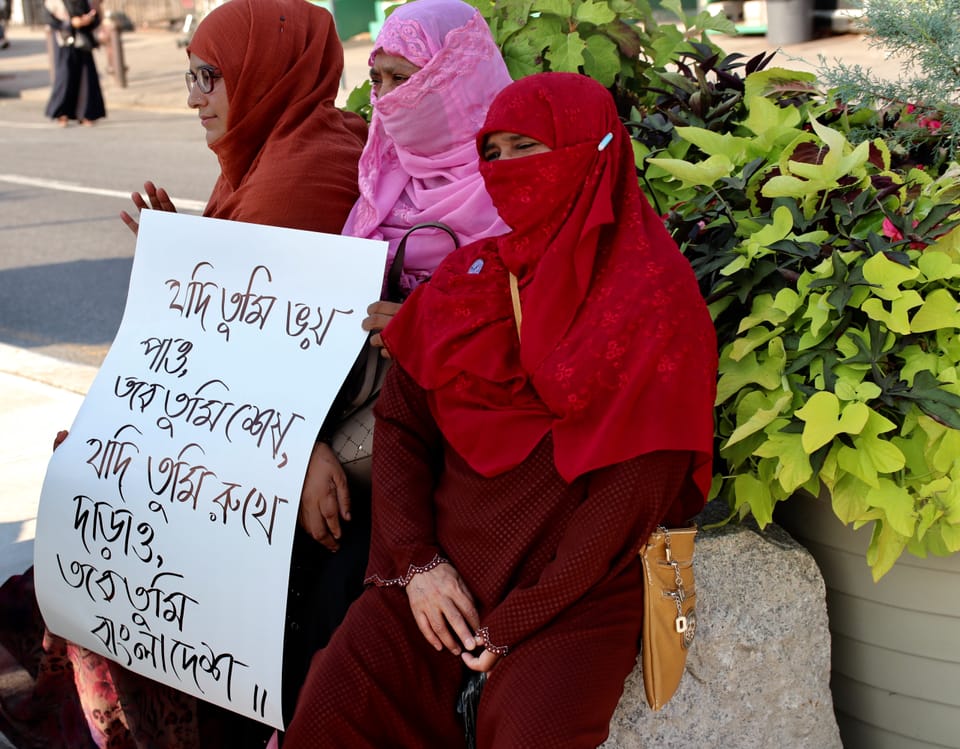 Kensington Shows Support For Students Protesting In Bangladesh