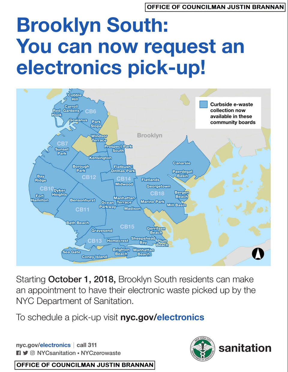 News You Can Use: Electronics Recycling Pickups Expanding To Southern Brooklyn