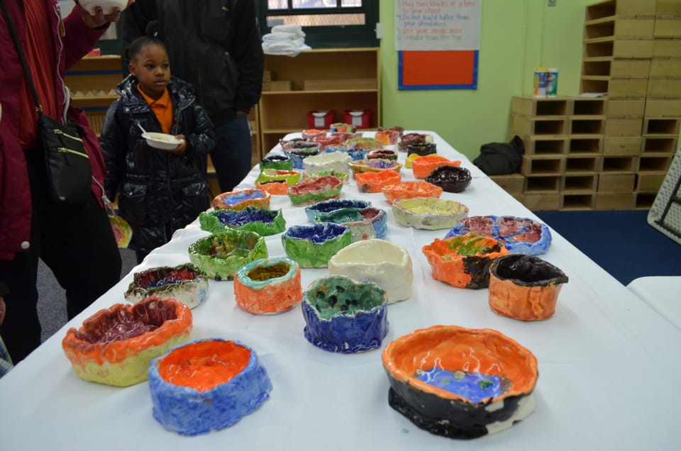 4th Graders Host Empty Bowls Event To Support Food Bank NYC